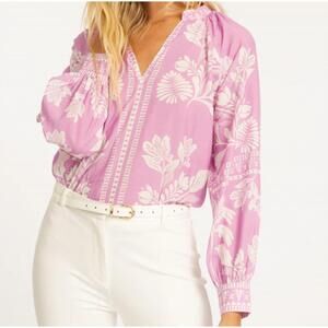 NEW CABALLERO sophie top in palm serenade